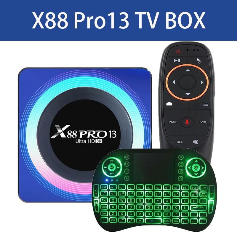 Ʈ TV ڽ,    2.4G  5.8G  5.0,  ̵ ÷̾, HDR10 AV1   ڽ, RK3528, 8k, X88 , ȵ̵ 13